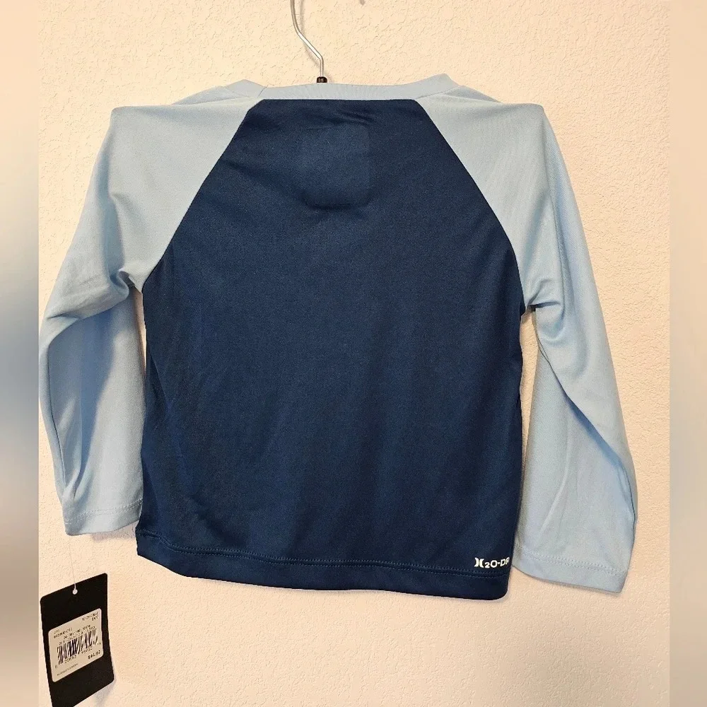 Hurley Blue Shark Rashguard- 1 of 3 Piece Set Baby Size 24M